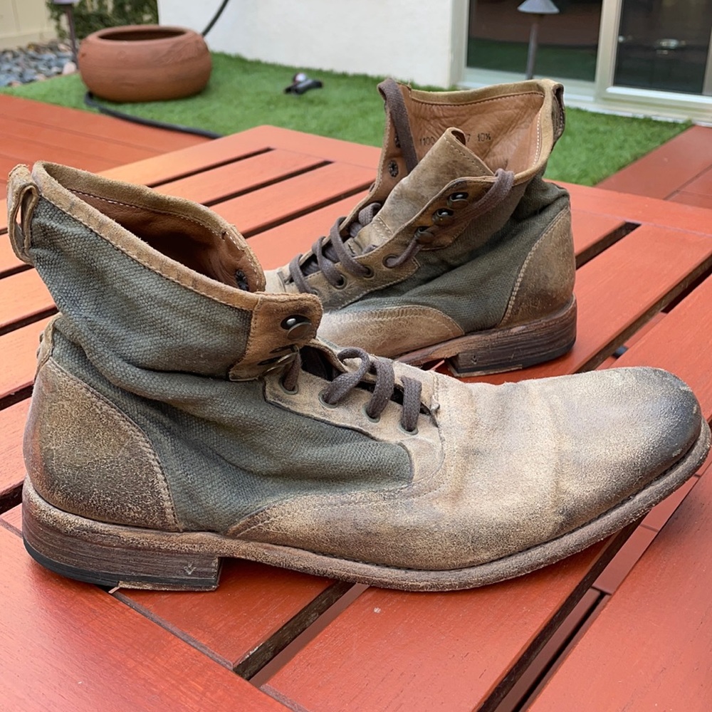 Jhon Varvatos Men’s Leather Boots/ handmade